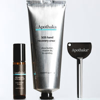 Apothaka SOS recovery hand care set - hand cream + nail & cuticle oil set
