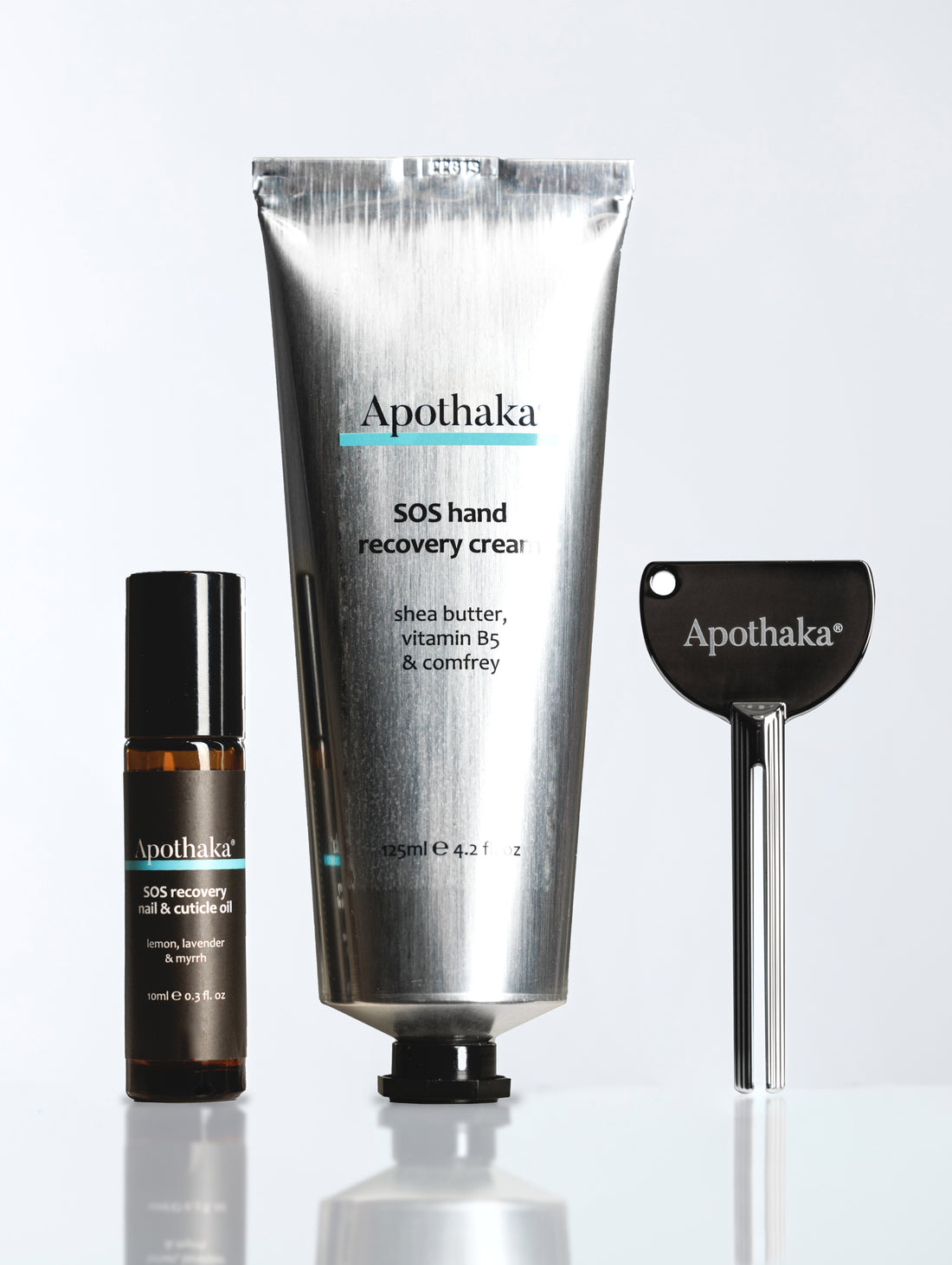 Apothaka SOS recovery hand care set - hand cream + nail & cuticle oil set