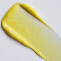 Apothaka barrier renew retinal serum with stabilised encapsulated retinal, peptides and amino acids texture showing the bright yellow colour of the serum