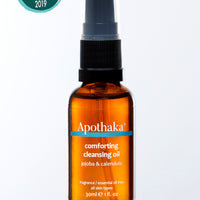 Apothaka comforting cleansing oil - essential oil free, rinse off travel size