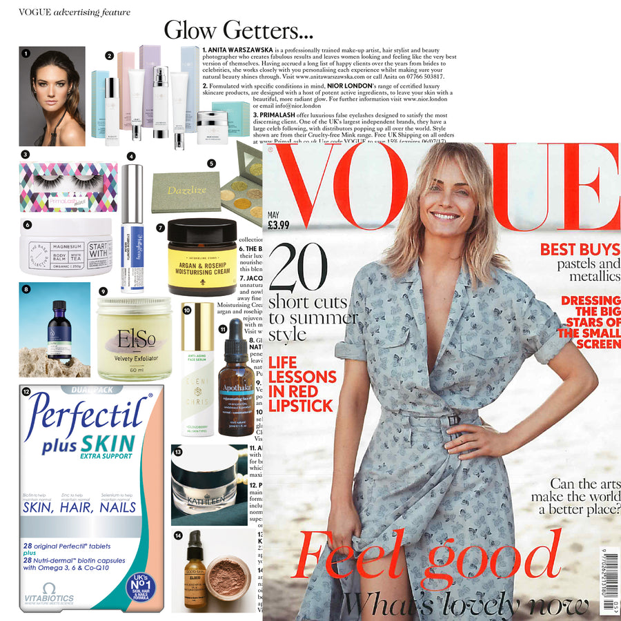 Apothaka rejuvenating face oil CoQ10 normal to combination skin featured in VOUGE