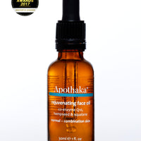 Apothaka rejuvenating face oil CoQ10 normal to combination skin