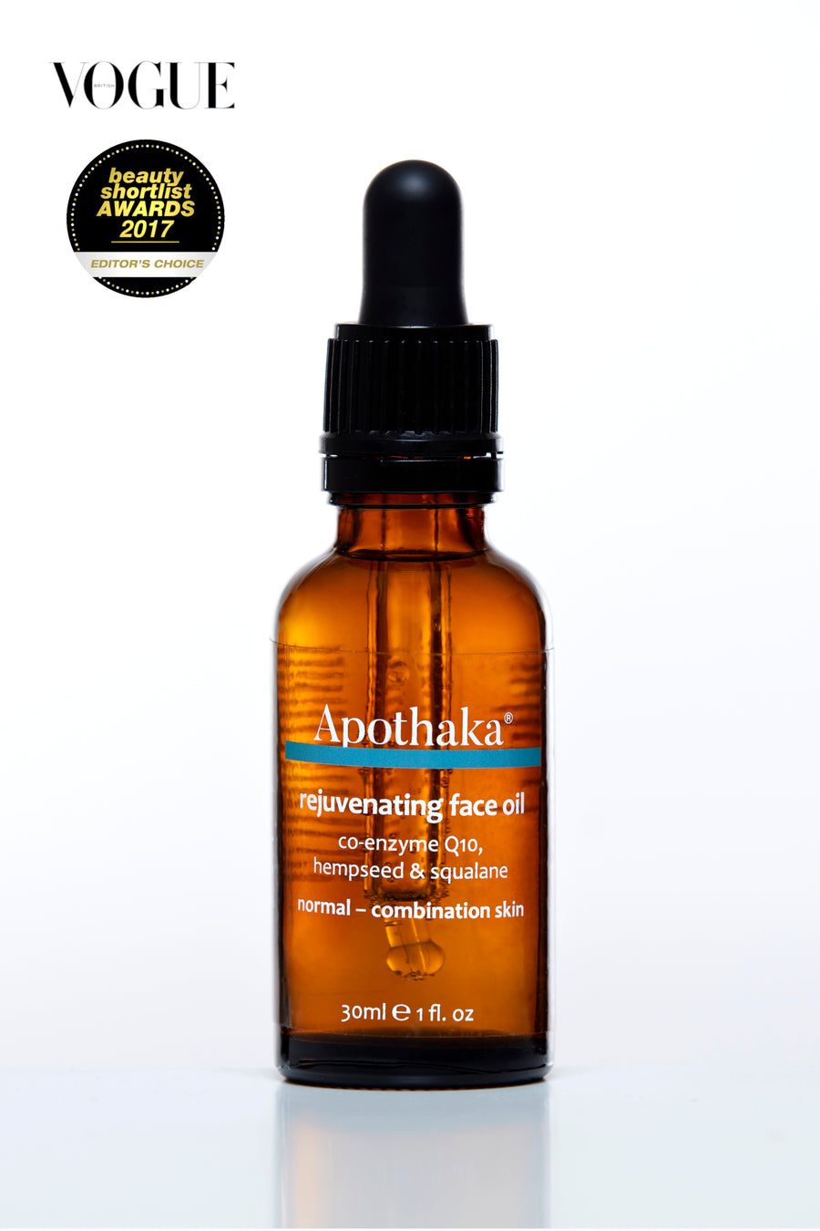 Apothaka rejuvenating face oil CoQ10 normal to combination skin