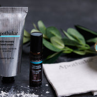 Apothaka SOS recovery handcare duo set with hand cream and nail & cuticle oil