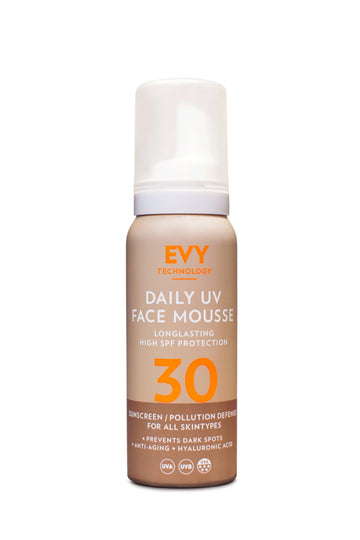EVY daily UV face mousse SPF30 sunscreen