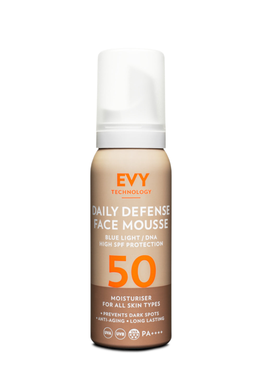 EVY daily defense face mousse SPF50