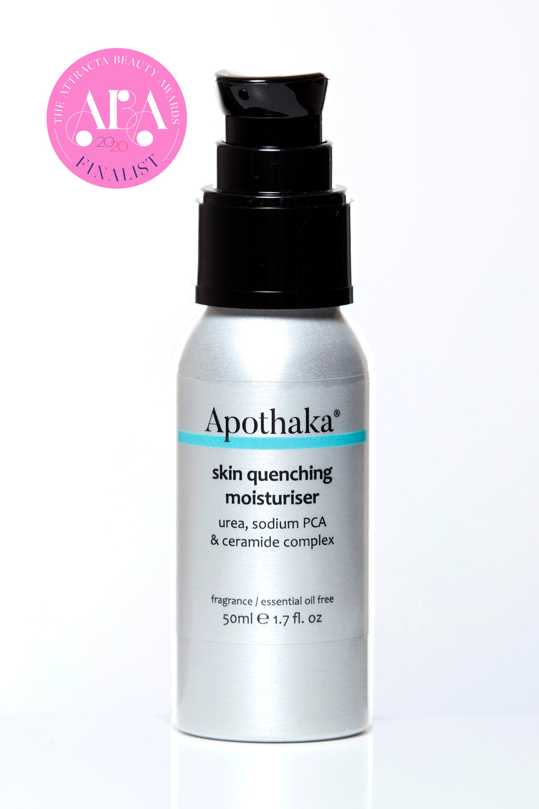 Apothaka fragrance free skin quenching moisturiser with urea, sodium PCA & ceramides