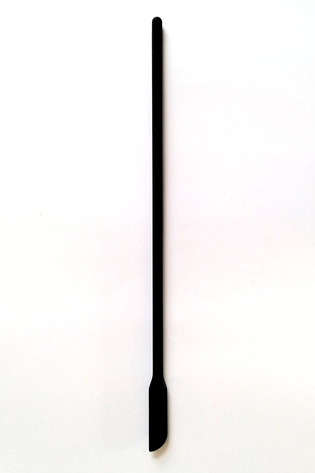 Apothaka long-handled black silicone spatula